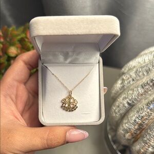 Gold Grandma Pendant Necklace